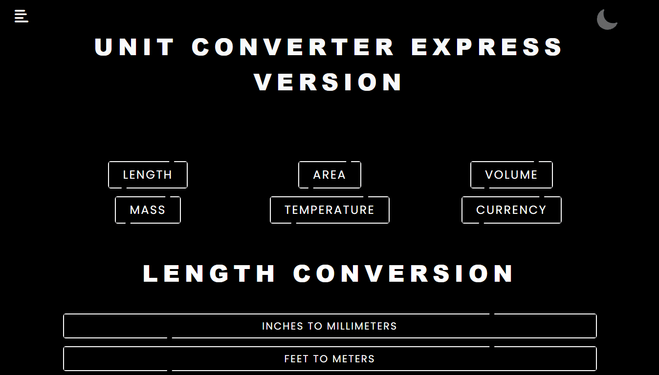 Metric Conversion Website